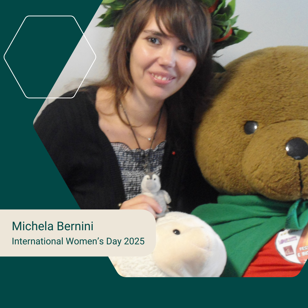 Michele sharing why she got into STEM